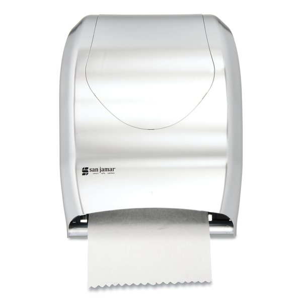 San Jamar Tear-N-Dry Touchless Roll Towel Dispenser, SS, Material: Plastic T1370SS
